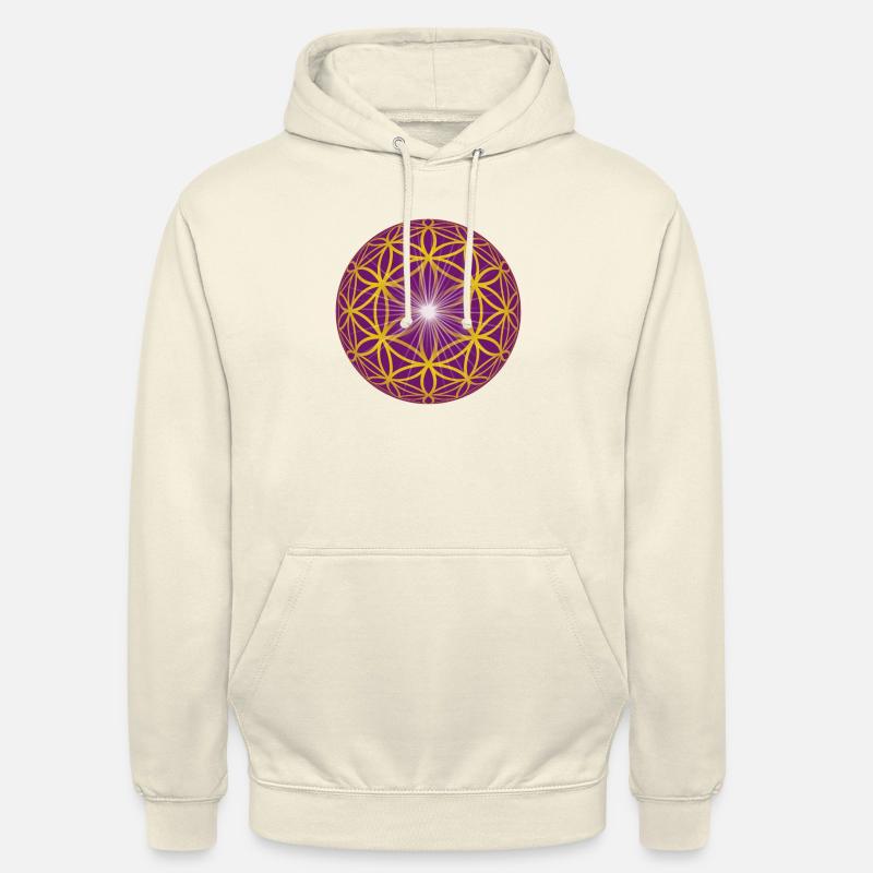Blume des Lebens - Light - Unisex Hoodie - Vanille-Milchshake