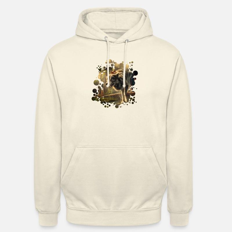 Freunde Wolf Eichhörnchen - Unisex Hoodie - Vanille-Milchshake