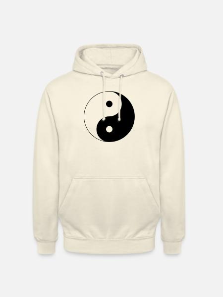 Yin-und-Yang - Unisex Hoodie - Vanille-Milchshake