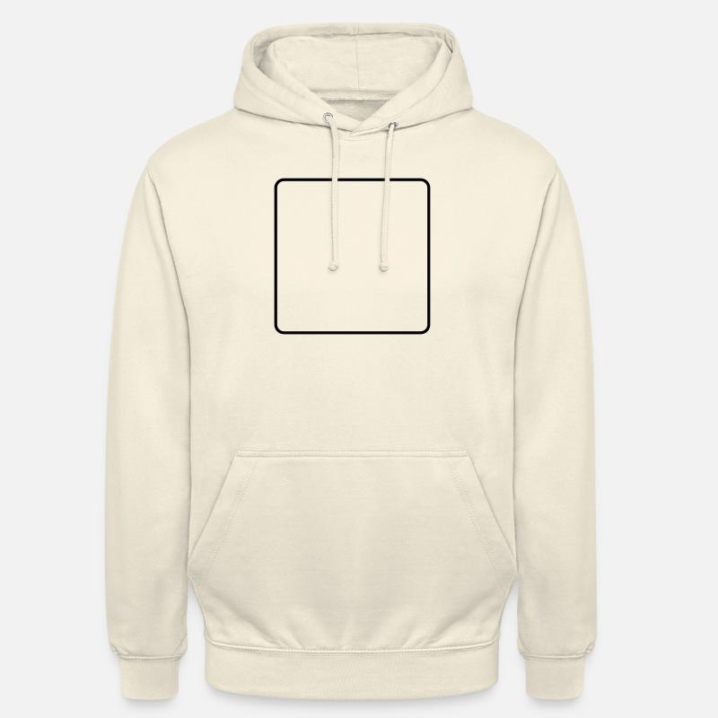 Square frame / / frame / / rectangle / / Text Unisex Hoodie