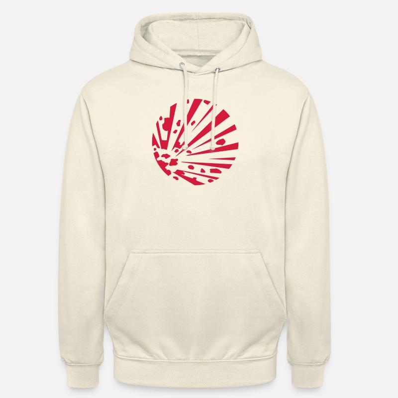Explodierende Sonne - Unisex Hoodie - Vanille-Milchshake