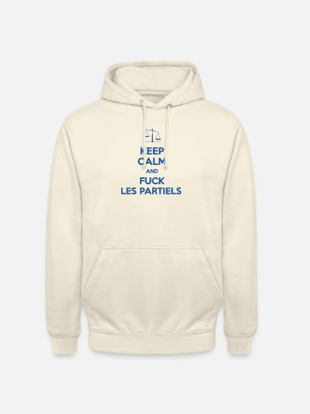 Les partiels Tee shirts - Sweat-shirt à capuche unisexe - vanille