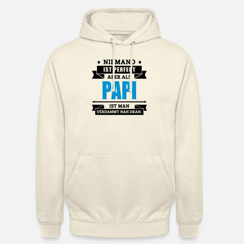 Funshirt Papi - Unisex Hoodie - Vanille-Milchshake