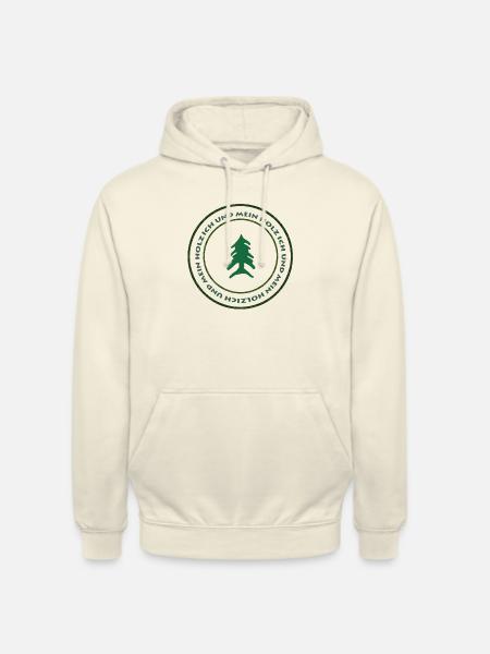 Ich und mein Holz - Unisex Hoodie - Vanille-Milchshake