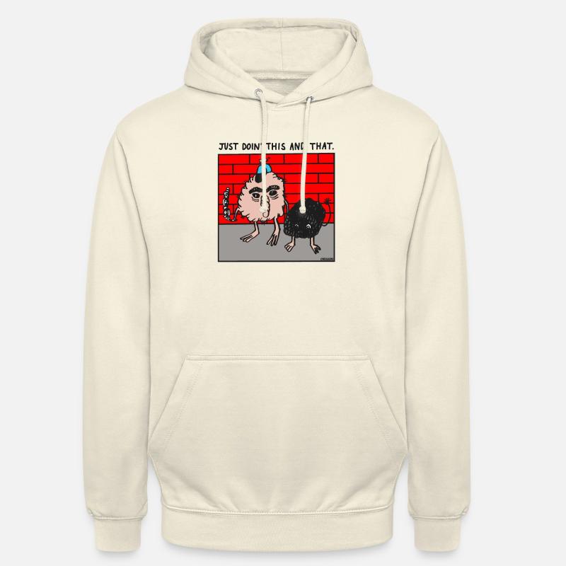 Passage par Cheslo - Sweat-shirt à capuche unisexe - vanille