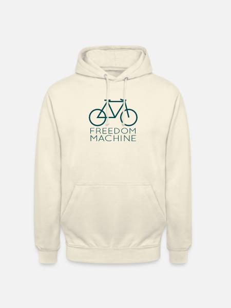 Bicycle: Freedom - Unisex Hoodie - vanilla