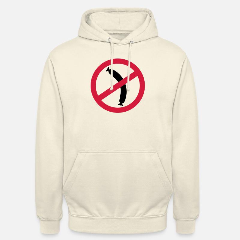 Wurst - Vegetarier - Unisex Hoodie - Vanille-Milchshake