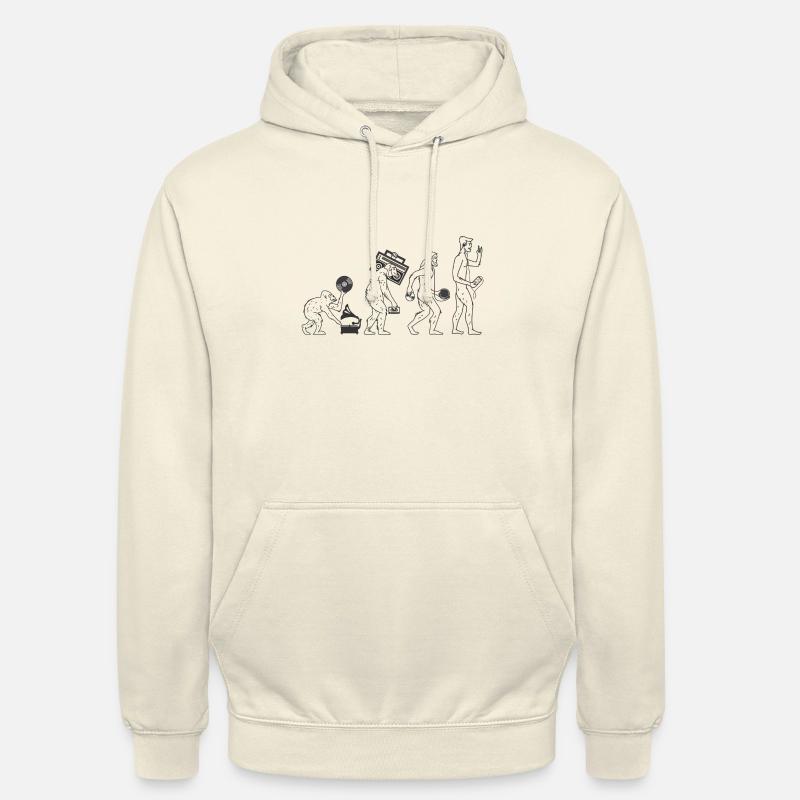 Musique évolution - Sweat-shirt à capuche unisexe - vanille
