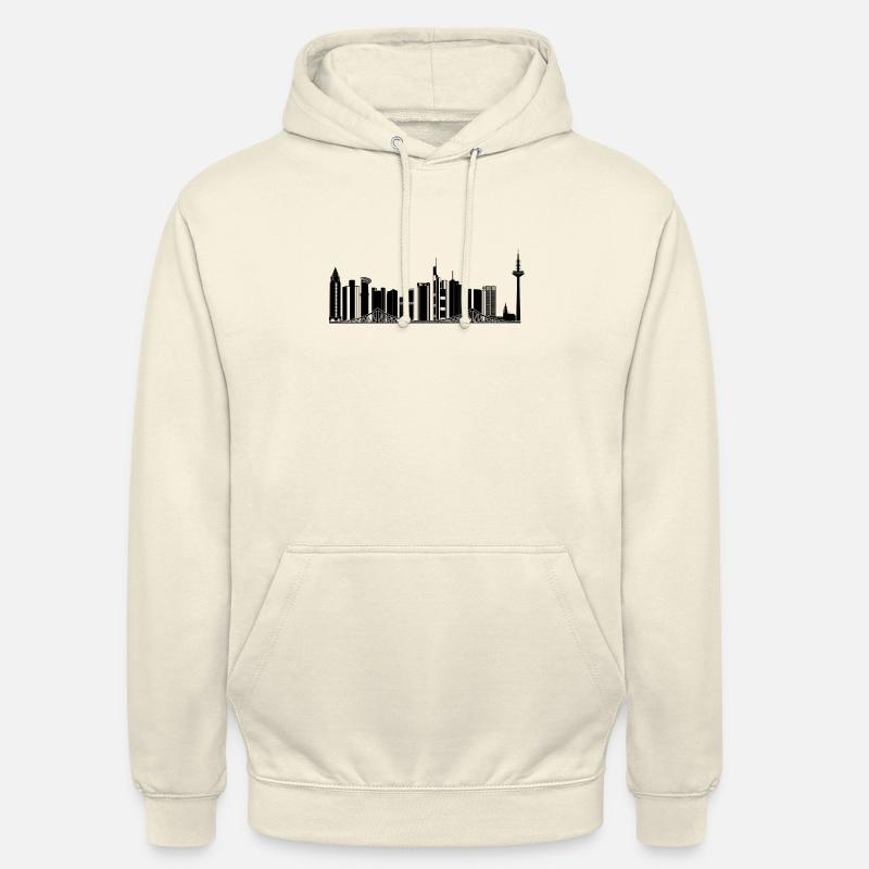 FFM - Frankfurt Skyline - Unisex Hoodie - Vanille-Milchshake