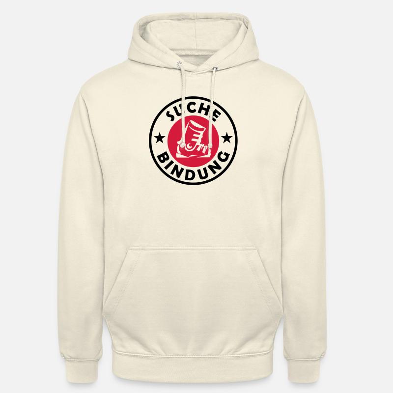 Suche Bindung - Single 2 Color Design - Unisex Hoodie - Vanille-Milchshake
