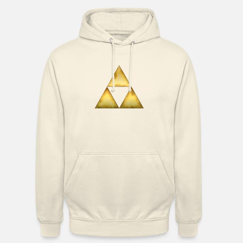 Triangle de Sierpinski - Sweat-shirt à capuche unisexe - vanille