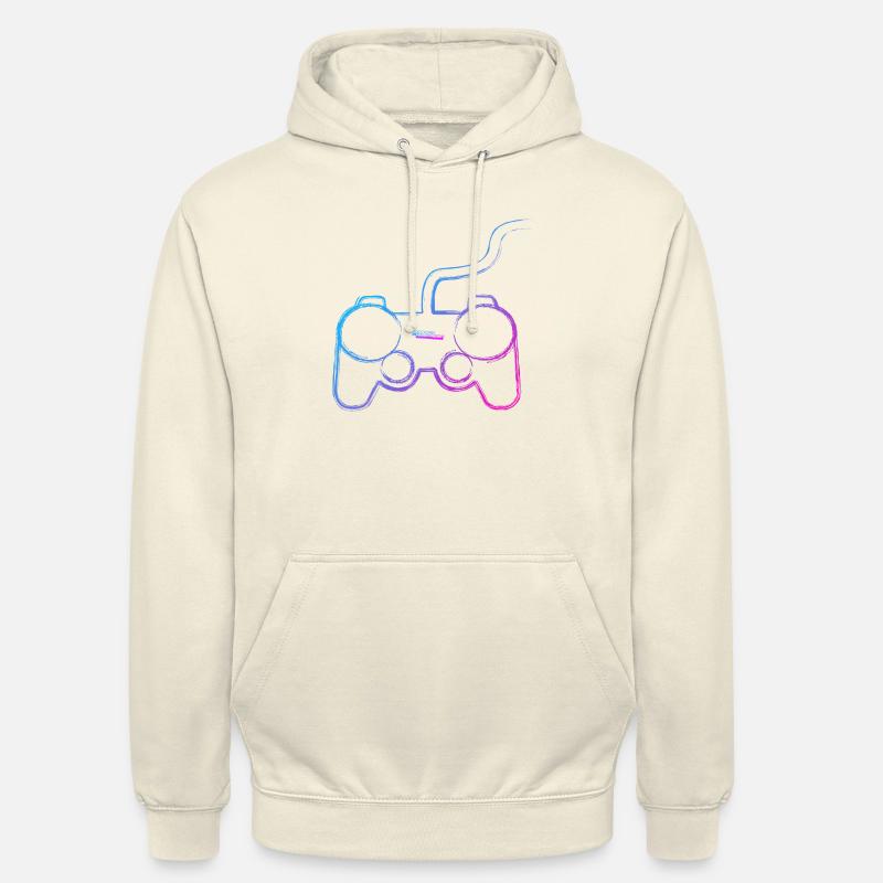 Graffiti-Controller - Unisex Hoodie - Vanille-Milchshake