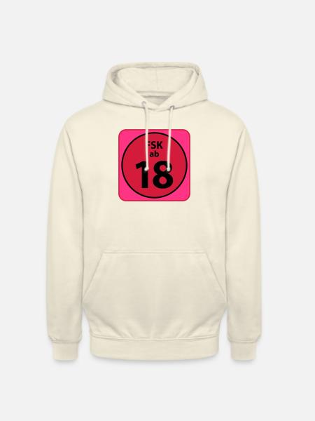 fsk_18 altersbegrenzung - Unisex Hoodie - Vanille-Milchshake
