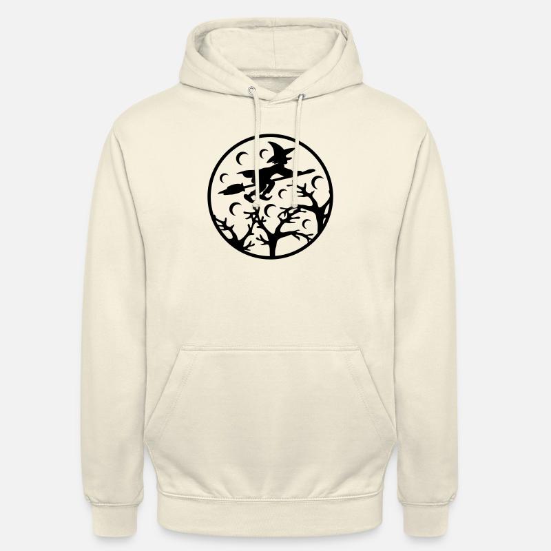 Witch Moon - Sweat-shirt à capuche unisexe - vanille