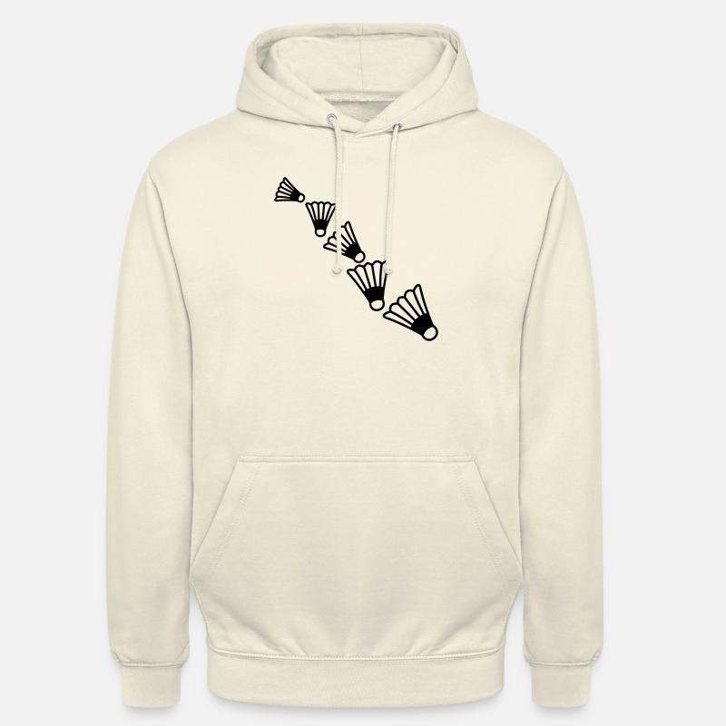 Badmintons Pattern - Unisex Hoodie - Vanille-Milchshake