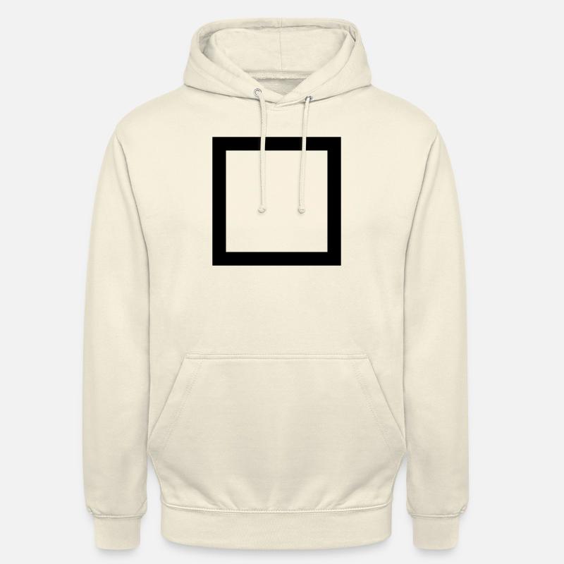Quadrat - Unisex Hoodie - Vanille-Milchshake
