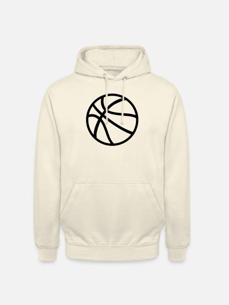 Basketball - Sweat-shirt à capuche unisexe - vanille