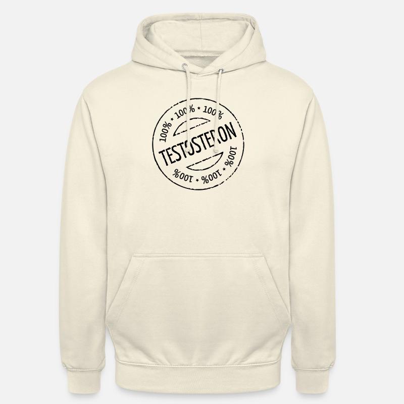 100% Testosteron - Unisex Hoodie - Vanille-Milchshake