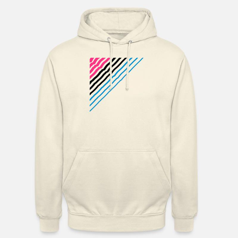 Triangular shape lines Many lines pattern Unisex Hoodie