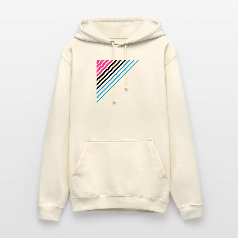Triangular shape lines Many lines pattern Unisex Hoodie
