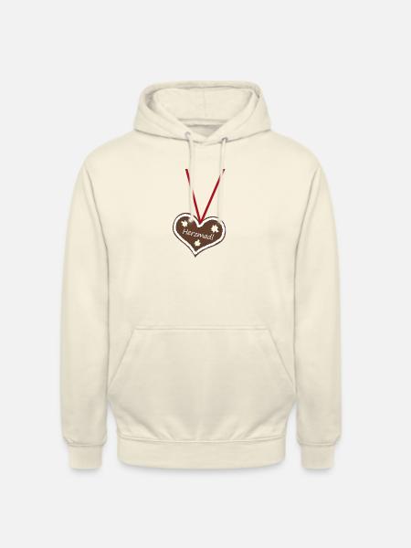 HERZMADL - Unisex Hoodie - Vanille-Milchshake