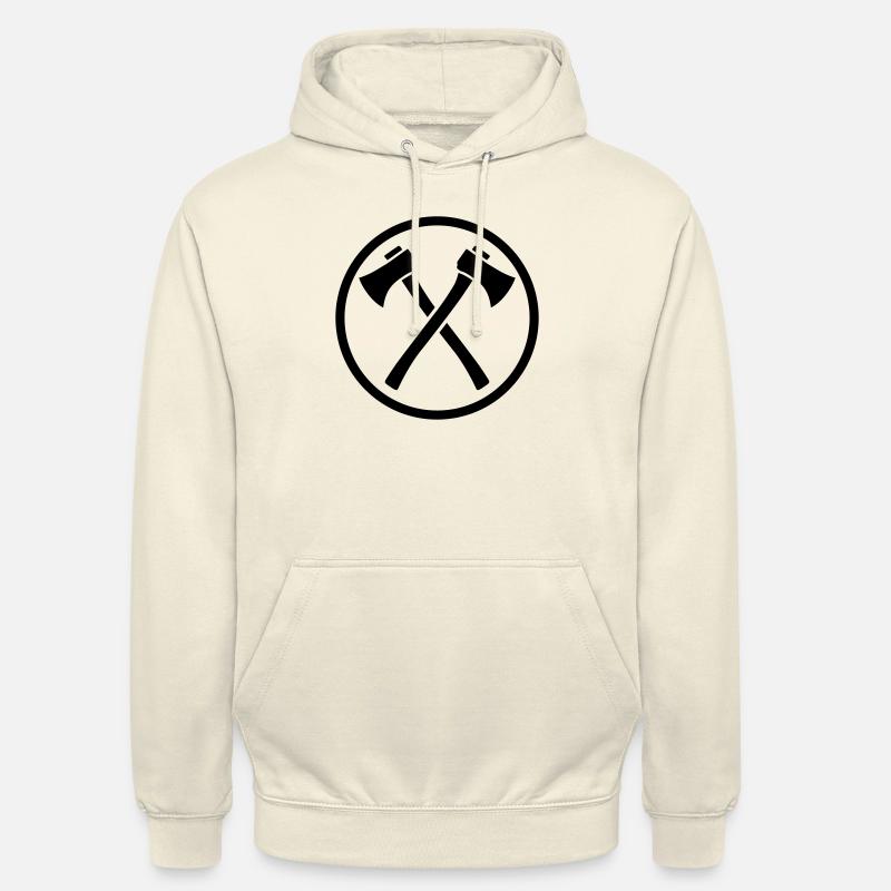 Hache - Sweat-shirt à capuche unisexe - vanille