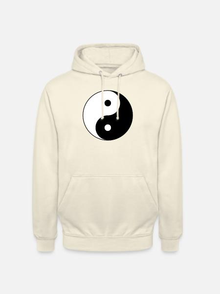 Yin Yang Symbol - Unisex Hoodie - vanilla