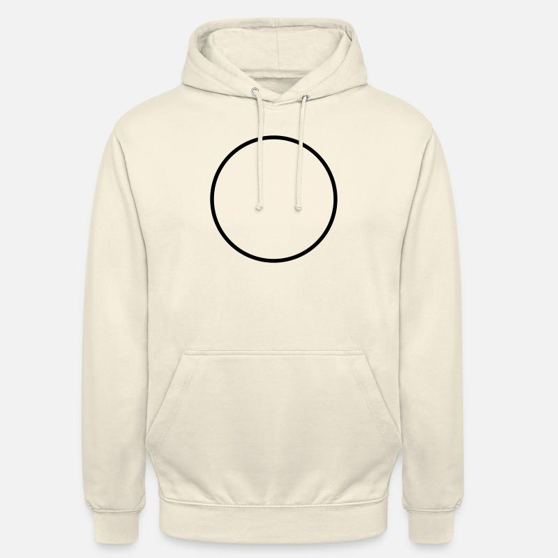 Round Circle Runde Cercle Rond Kreis - Custom it ! - Unisex Hoodie - vanilla