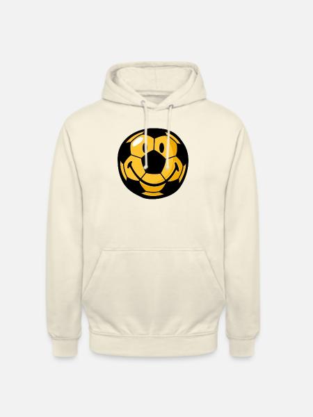 Smiley football - Unisex Hoodie - Vanille-Milchshake
