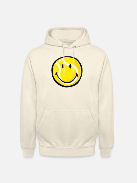 Smiley Tennis Ball - Unisex Hoodie - Vanille-Milchshake