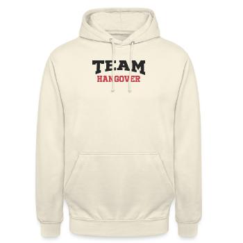 Maillot de la gueule de bois - Sweat-shirt à capuche unisexe - vanille - Devant - Alina (178cm) & Michal (187cm)