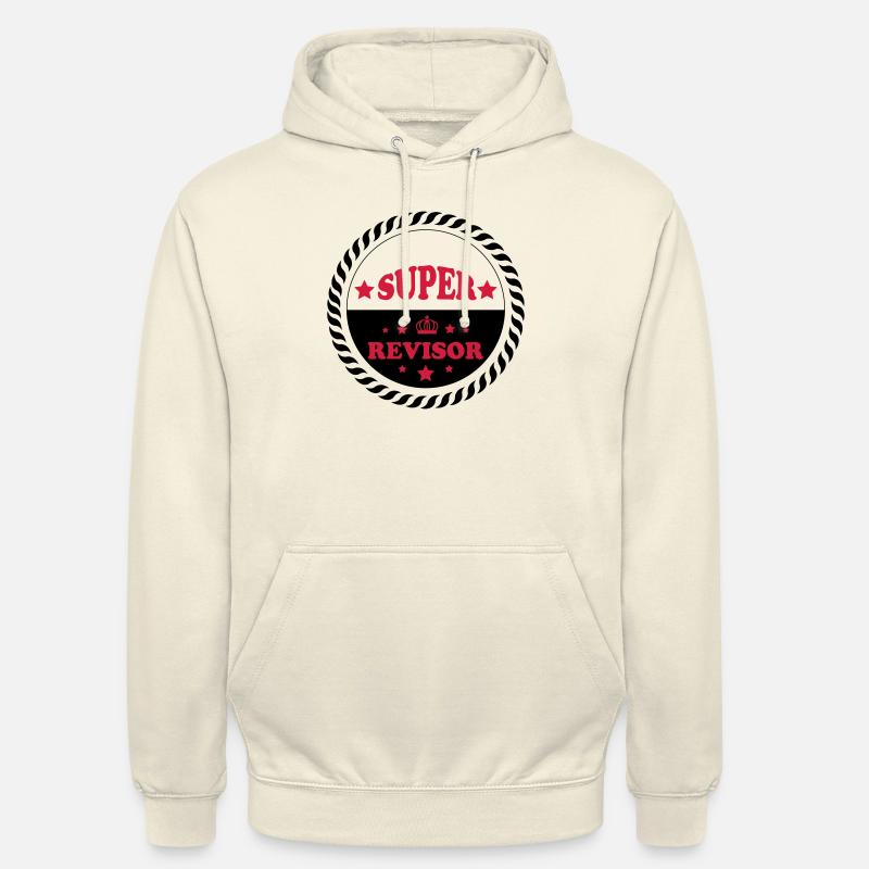 Super revisor - Sweat-shirt à capuche unisexe - vanille