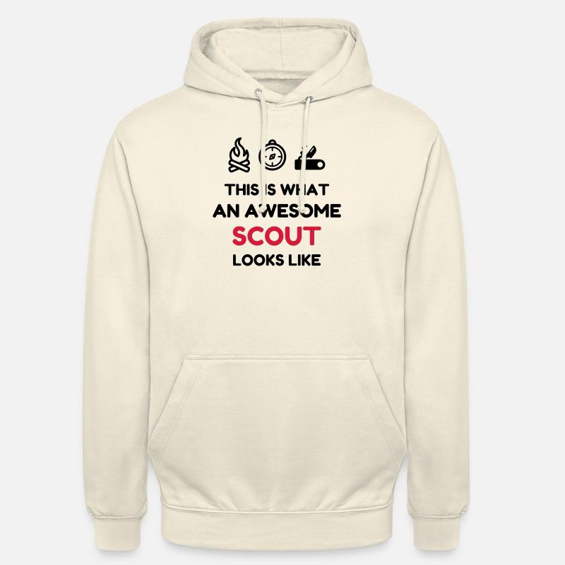 scout / scouting / scoutisme / guide - Sweat-shirt à capuche unisexe - vanille