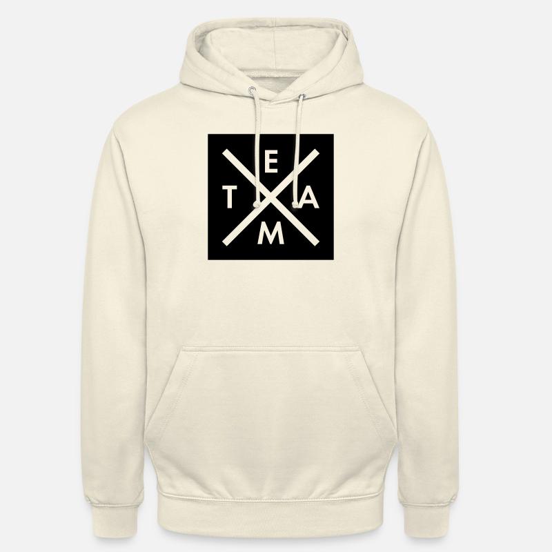 TEAM - BOXLOGO - Sweat-shirt à capuche unisexe - vanille