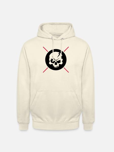 skull design - Unisex Hoodie - Vanille-Milchshake