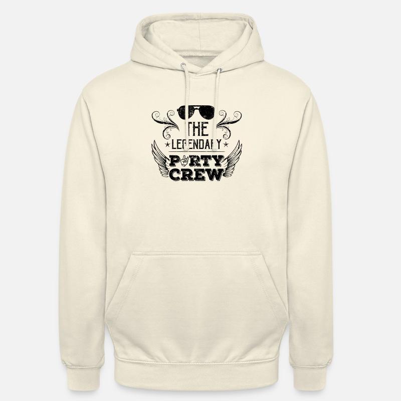 party crew design - Unisex Hoodie - Vanille-Milchshake