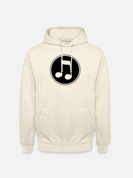 musiknote - Unisex Hoodie - Vanille-Milchshake