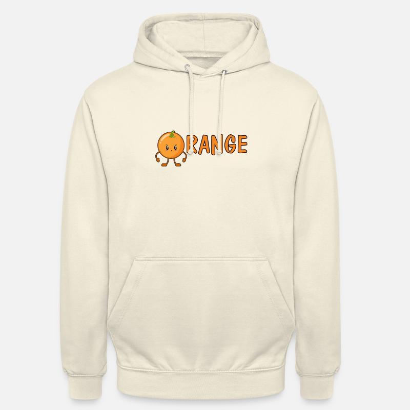 Conception orange - Sweat-shirt à capuche unisexe - vanille