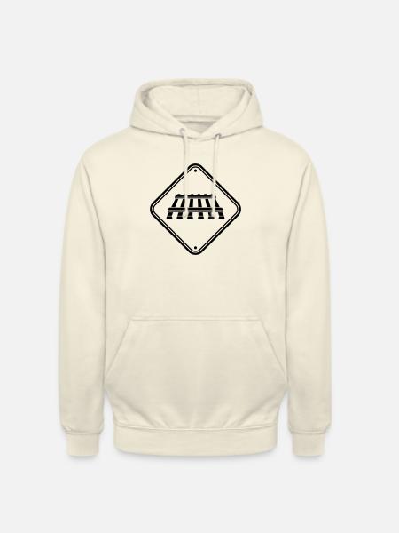 Sign warning track - Unisex Hoodie - vanilla