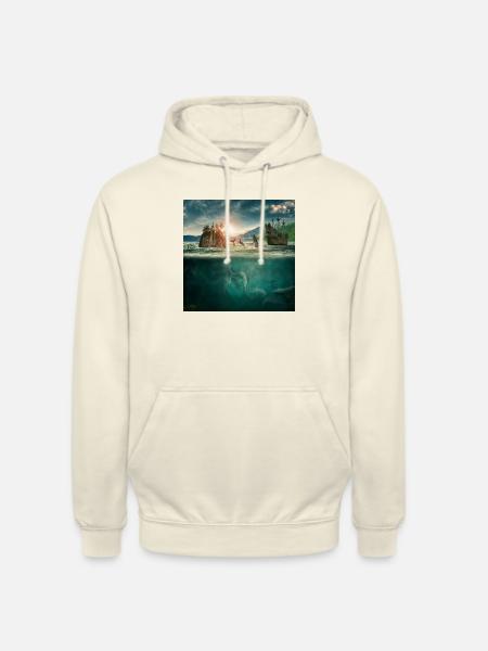 Underwater world of imagination - Unisex Hoodie - vanilla