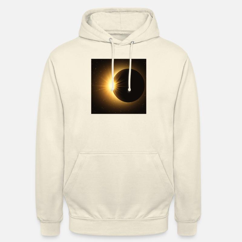 Modèle d'espace - Sweat-shirt à capuche unisexe - vanille