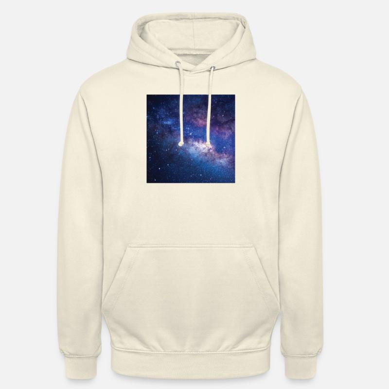 Weltraum Muster - Unisex Hoodie - Vanille-Milchshake