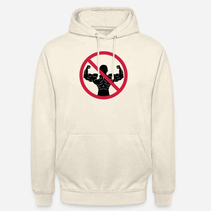 Keine Bodybuilder Verboten - Unisex Hoodie - Vanille-Milchshake