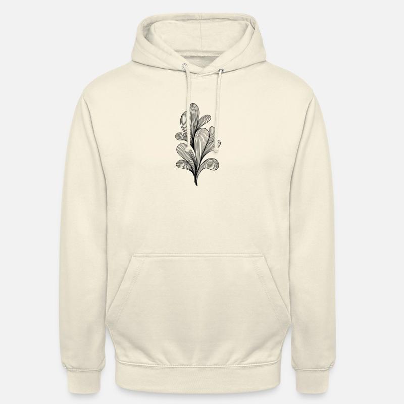 buisson noir - Sweat-shirt à capuche unisexe - vanille