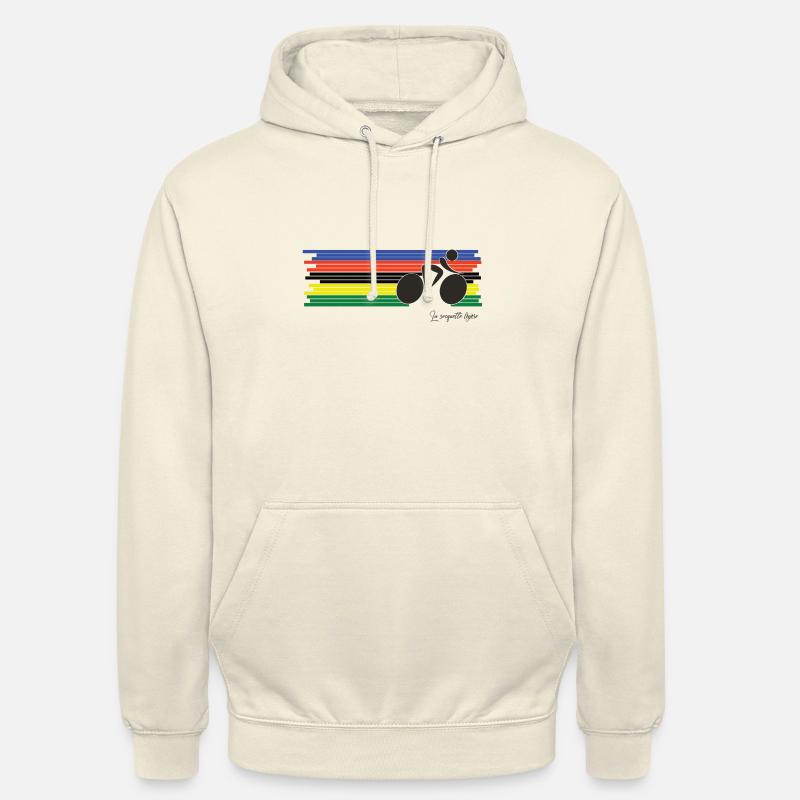 ciclista campeón del mundo - Sudadera con capucha unisex - batido de vainilla