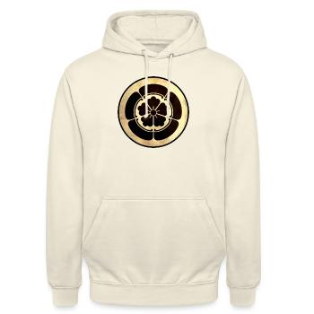 Gourinikarabana Kamon Familienwappen Japanisches Emblem - Unisex Hoodie - Vanille-Milchshake - Vorne - Alina (178cm) & Michal (187cm)