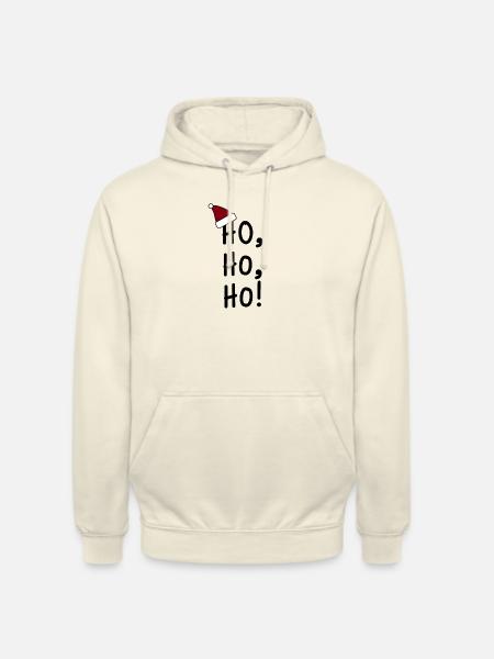 Ho, Ho, Ho! Christmas - Unisex Hoodie - vanilla