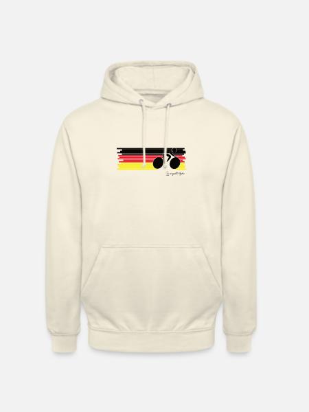 Radfahrer Deutschland - Unisex Hoodie - Vanille-Milchshake