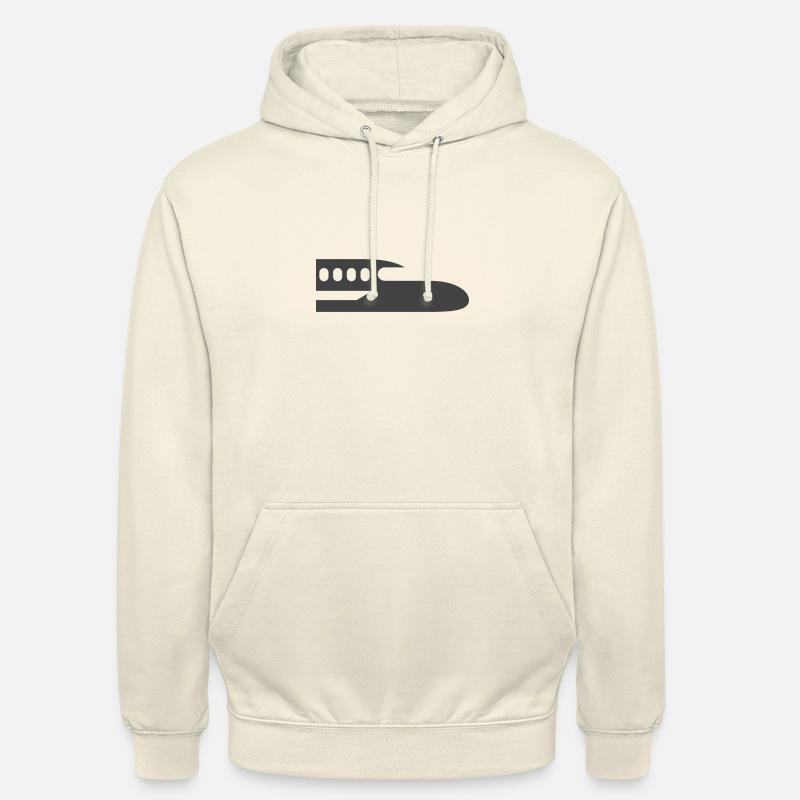 Icône de train Shinkansen - Sweat-shirt à capuche unisexe - vanille
