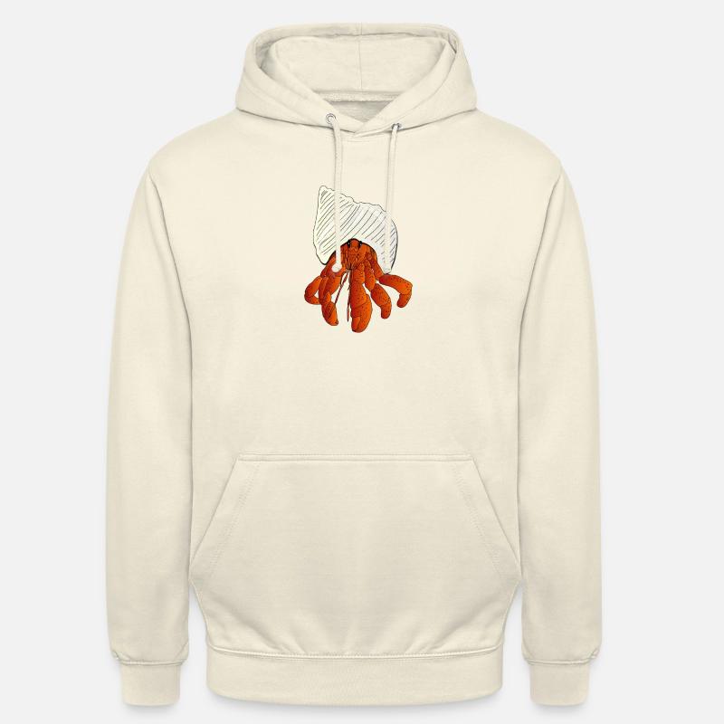 Le Bernard l'ermite l'hermite - Sweat-shirt à capuche unisexe - vanille